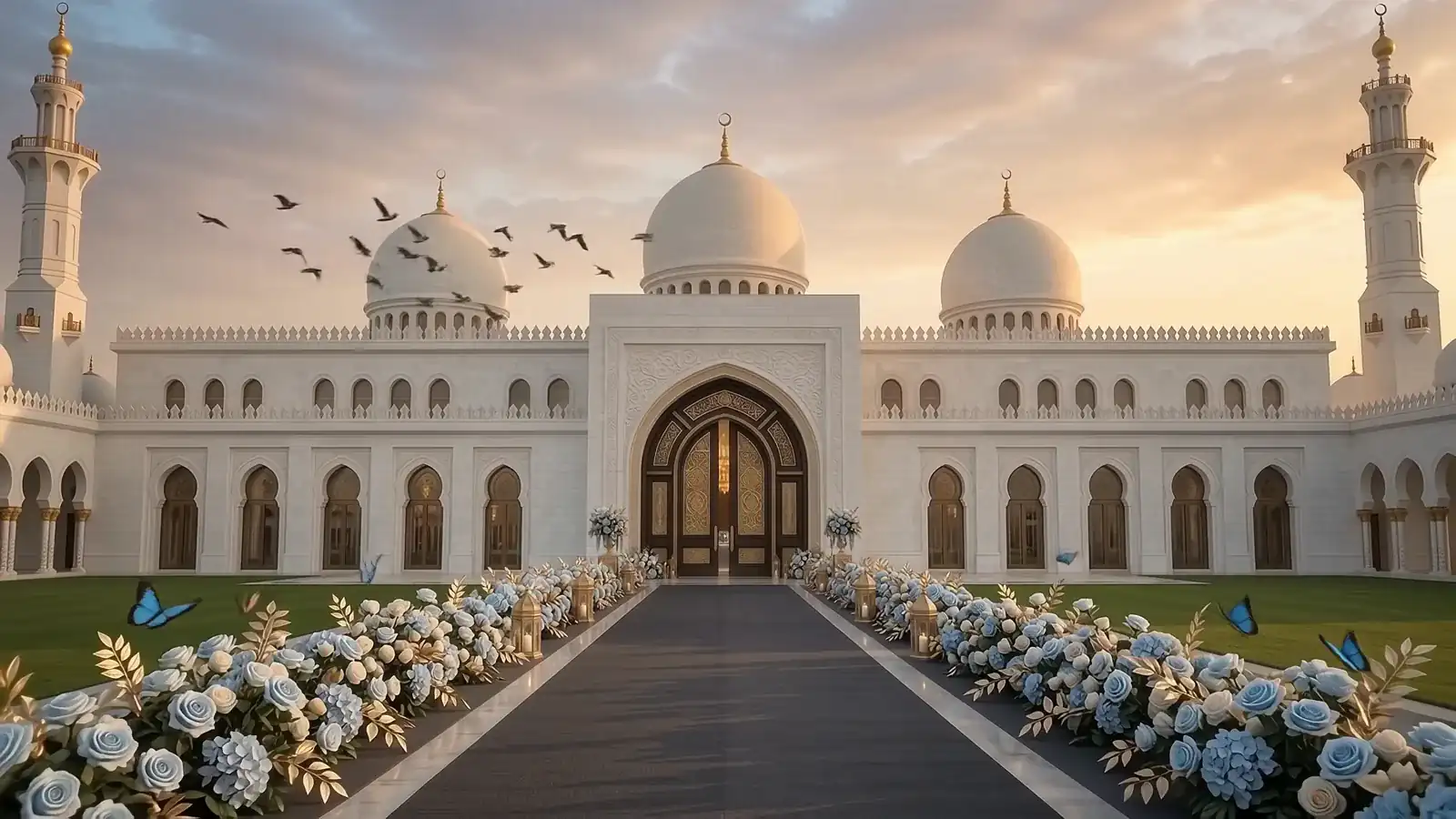 The Royal Wedding Grand Mosque Scene